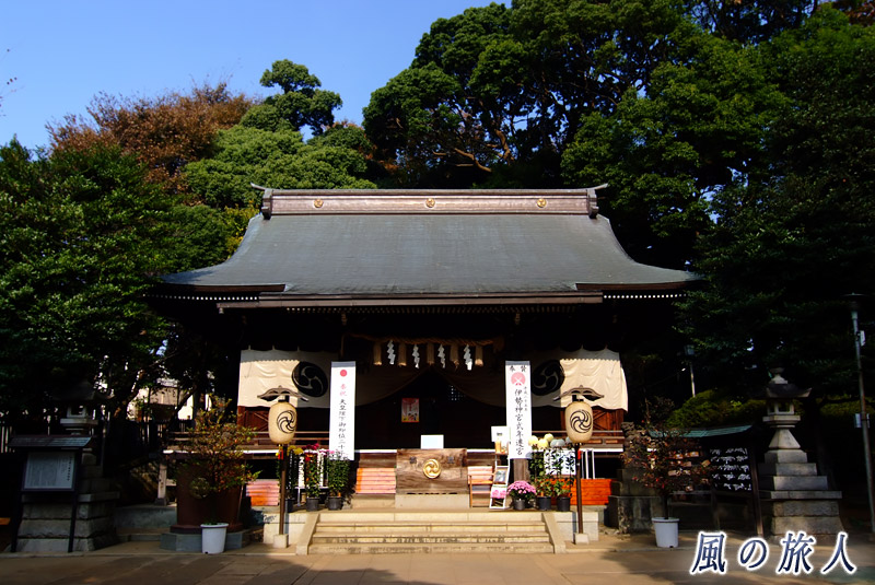 太子堂八幡神社の社殿の写真