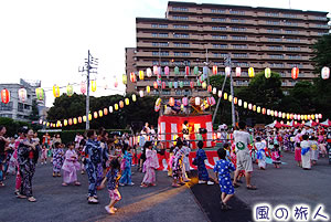 駒澤大学（駒沢ふれあい広場）の盆踊りの写真