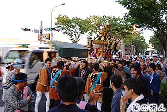 山谷稲荷神社の秋祭りの写真