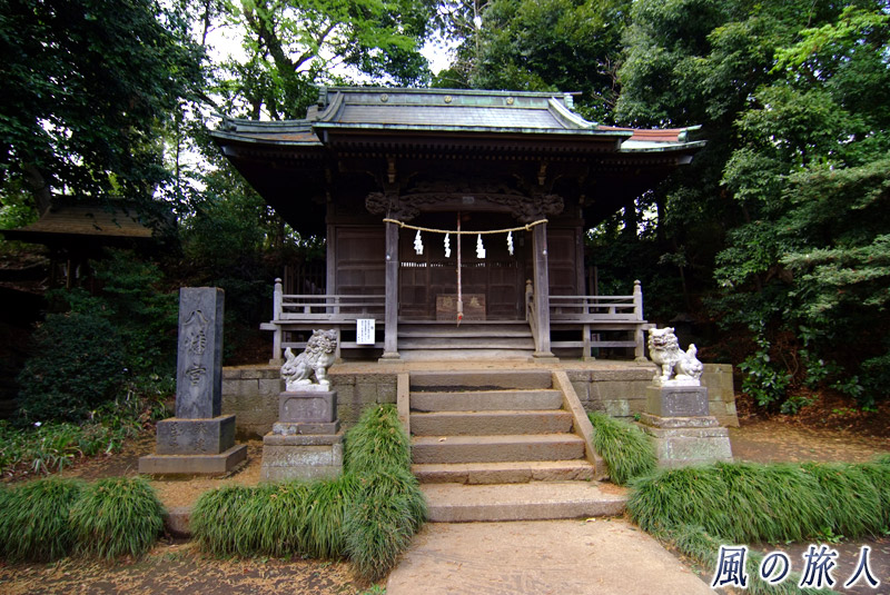 岡本八幡神社　社殿の写真