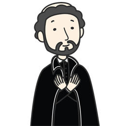 宣教師のイメージ（＊イラスト：osamuraisanさん）