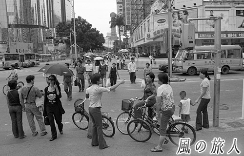 深圳の町での写真