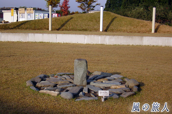 野中堂環状列石の中心部　東北ツーリングの写真