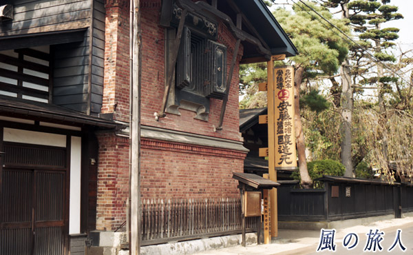 角館　安藤醸造レンガ造蔵　東北ツーリングの写真