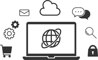 インターネットのイメージ（＊イラスト：ショコラさん）