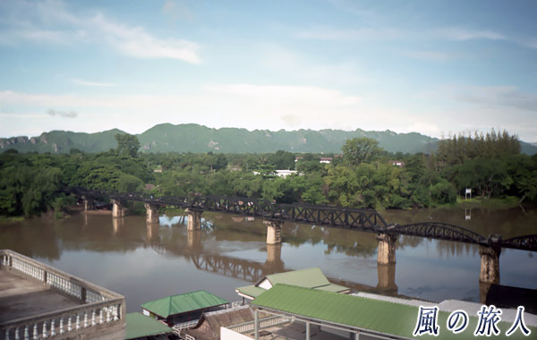 タイ　カンチャナブリ　クウェー川鉄橋の写真