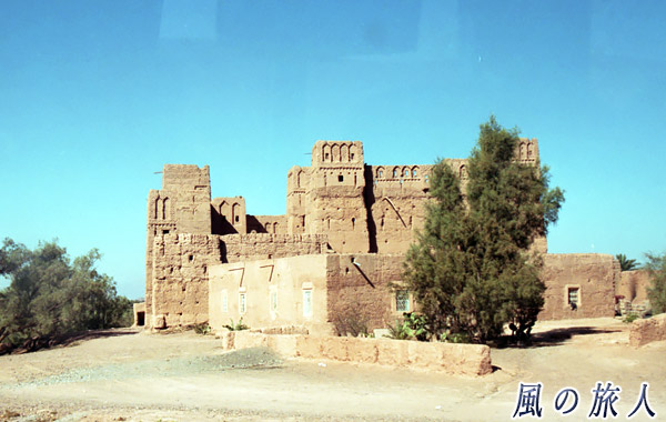 モロッコ　カスバのある風景の写真