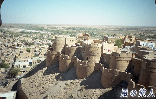 インド　ジャイサルメール城の写真