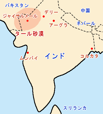 インドの地図