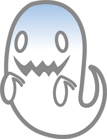 お化けのイメージ（＊イラスト：かえるWORKSさん）