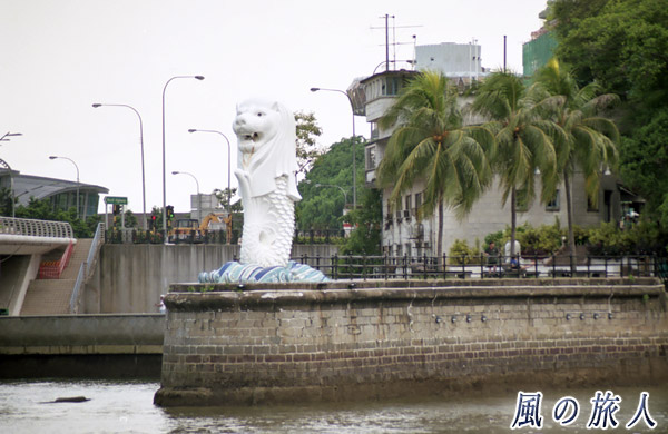シンガポール　マーライオンの写真