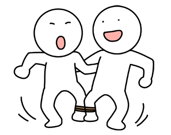 心強い友のイメージ（＊イラスト：poosanさん）