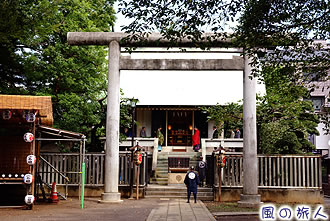 上町天祖神社の秋祭りの写真
