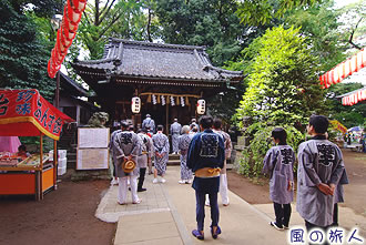 経堂天祖神社の秋祭りの写真