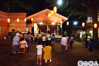 大原稲荷神社の秋祭りの写真