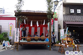 大原稲荷神社の秋祭りの写真