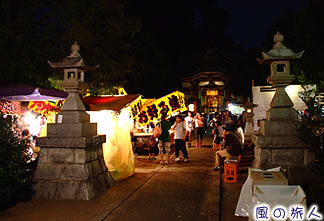 勝利八幡神社の秋祭りの写真