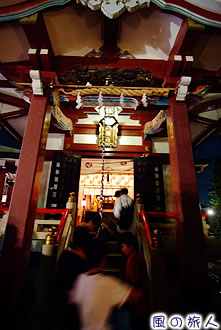 八幡山八幡神社の秋祭りの写真