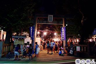 八幡山八幡神社の納涼まつりの写真