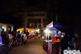 給田六所神社の秋祭りの写真