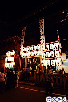 砧三峯神社の秋祭りの写真