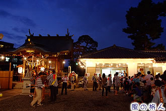 横根稲荷神社の秋祭りの写真