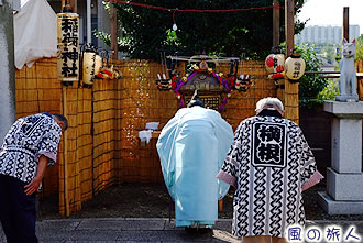 横根稲荷神社の秋祭りの写真