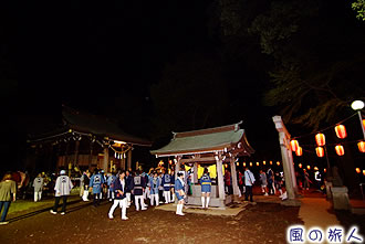 大蔵氷川神社の秋祭りの写真
