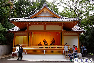 岡本八幡神社の秋祭りの写真