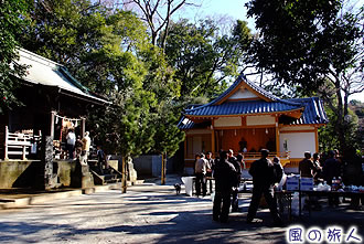 岡本八幡神社の元旦祭の写真