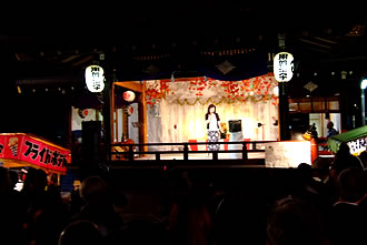 用賀神社の秋祭りの写真