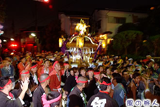 瀬田玉川神社の瀬田神輿渡御の写真