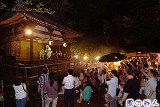 奥沢神社の秋祭りの写真