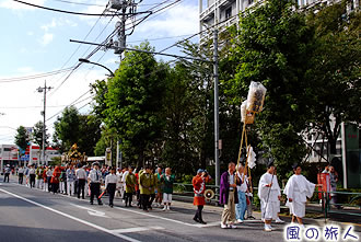 砧三峯神社の秋祭りの写真