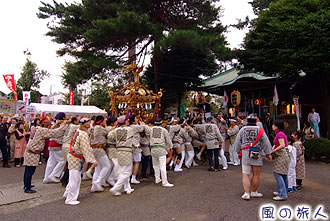 駒留八幡神社の秋祭りの写真