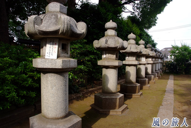 松陰神社の石灯籠