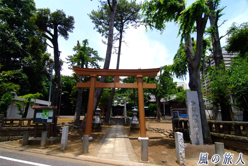 駒留八幡神社の鳥居