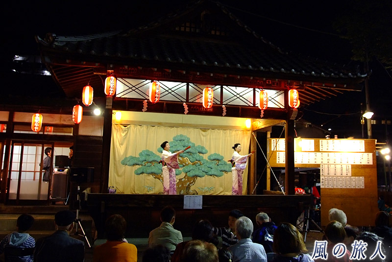 駒留八幡神社の秋祭り　奉納演芸