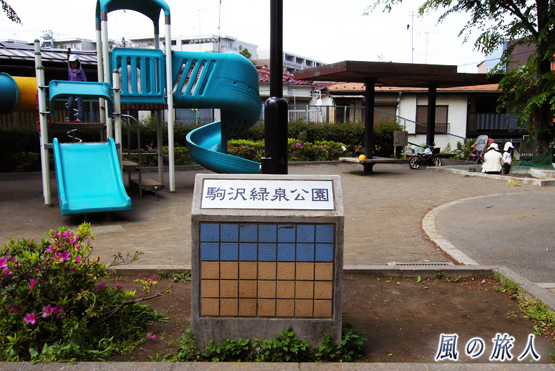 駒沢緑泉公園　遊具があるエリアの写真