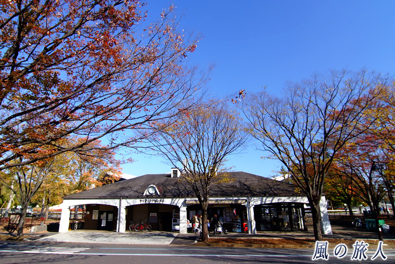 駒沢オリンピック公園　サイクリングセンターと売店の写真