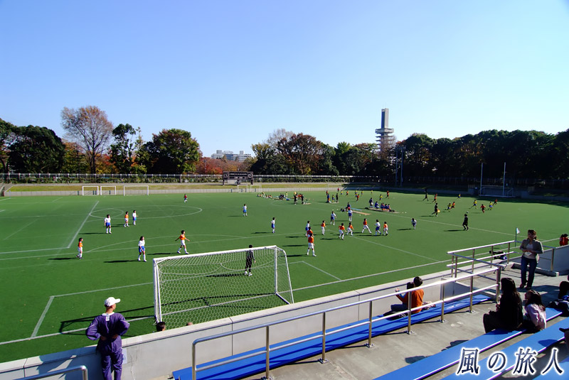 駒沢オリンピック公園　第二球技場の様子を写した写真