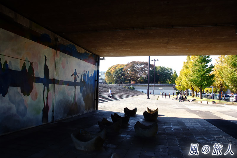 駒沢オリンピック公園　橋の下の風景