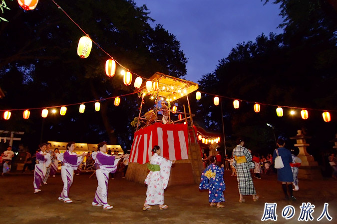 駒繁神社　盆踊り2011年の写真