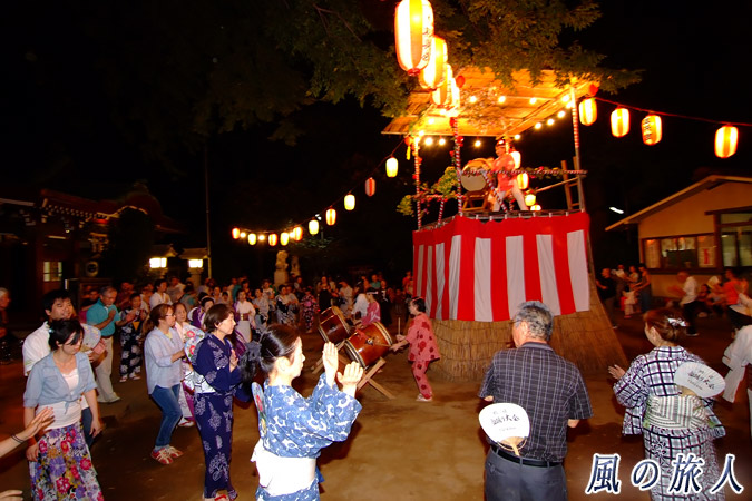 駒繁神社　盆踊り2013年の写真
