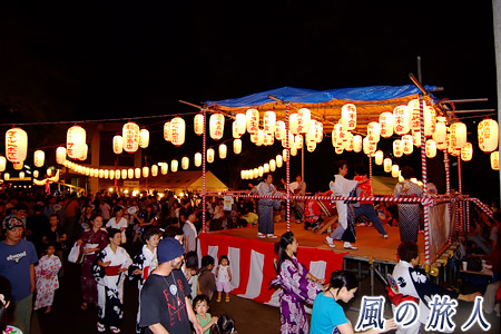 せたがやホタル祭りとサギ草市の盆踊りの写真