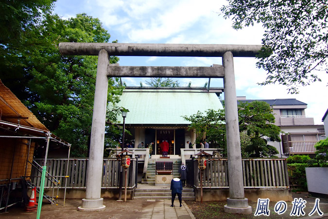 上町天祖神社の秋祭り　祝詞奏上の写真