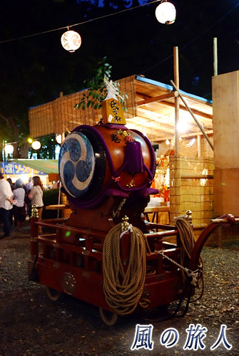 弦巻神社の秋祭り　太鼓山車の写真