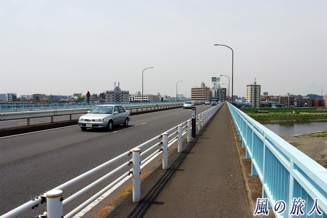 新二子橋の上の写真