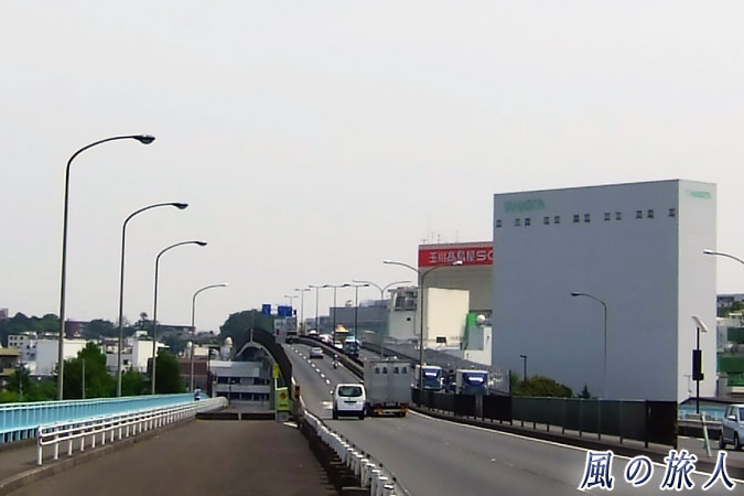 新二子橋の上の写真