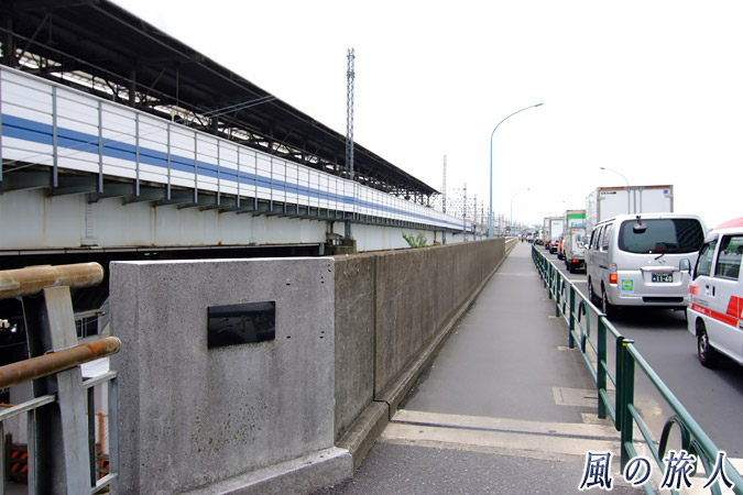 二子橋の渋滞の写真